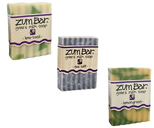 Fresh and Balancing Zum Bars - Lime-Basil, Sea Salt & Lemongrass by Indigo Wild