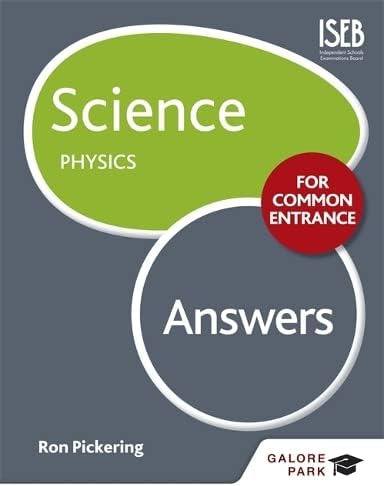 Science for Common Entrance: Physics Answers Paperback – 26 Jun. 2015