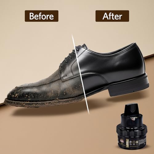 Image of Cherry Blossom Shoe Cream with Built-in Applicator | Premium Leather Care | Rejuvenates Faded Color | Polishes In 30 Secs | 10X More Shine| Mess Free (Black, 48 gm)