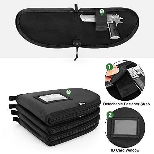 DSLEAF Tactical Pistol Backpack with 4 Pistol Cases, Gun Backpack for Handgun with 17x Magazine Slots for Hunting and Shooting by DSLEAF - Image 2