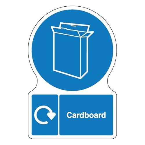 V Safety Shaped WRAP - Cardboard 150 x 200mm Safety Sign - 2mm Rigid Plastic