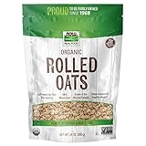 NOW Foods, Organic Rolled Oats, Source of Fiber, Protein and Iron, 100% Whole Grain, Product of the USA, 24-Ounce (Packaging May Vary)