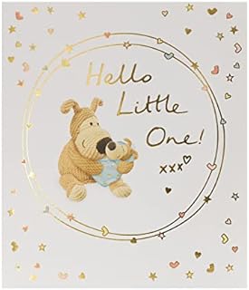 Boofle New Baby Congratulations Card - Cute Birth Congrats - Baby Boy Birth Congratulations Card - Baby Girl Birth Congratulations Card, Multi