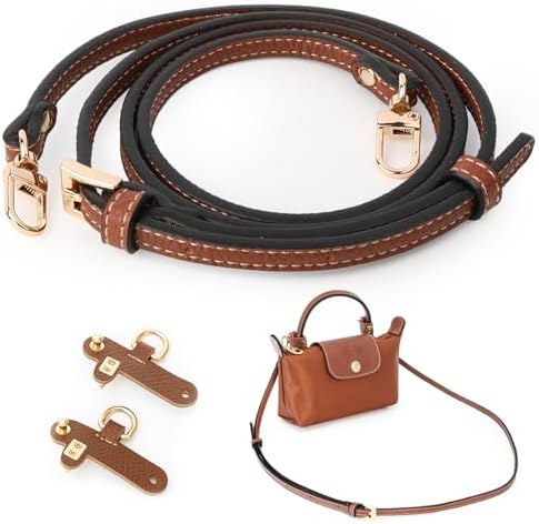 WnlahuWA Longchamp için Omuz Askısı, Çanta için Omuz Askısı, 2 Çapraz Adaptörlü, Askılı Çanta, Çantalar için Ayarlanabilir Omuz Askısı, Kadınlar ve Erkekler için Omuz Çantaları için - Görsel 1