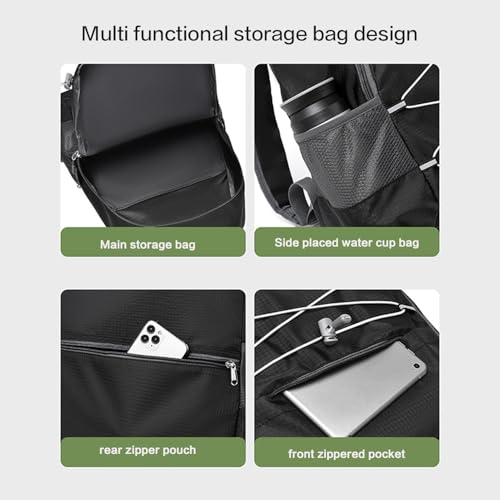 Mochila para senderismo plegable ligera miniatura 4