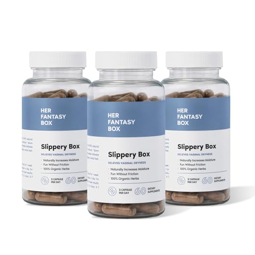 Her Fantasy Box | Slippery Box | Slippery Elm Bark Vaginal Moisturizer Capsule - 3 Pack