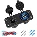 Produktbild Thlevel Dual USB Ladebuchse 12V bis 24V Steckdose wasserdichte Zigarettenanzünder Buchse für Rocker Panel Schalter auf Marine Boat Car