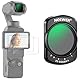 NEEWER Variabler ND2-32 und 1/4 Black Diffusion Filter Kompatibel mit DJI Osmo Pocket 3, Neutraldichtefilter Kamera Zubehör mit 2 gehärteten Glasschutzfolien, mehrfach beschichtetes optisches HD Glas