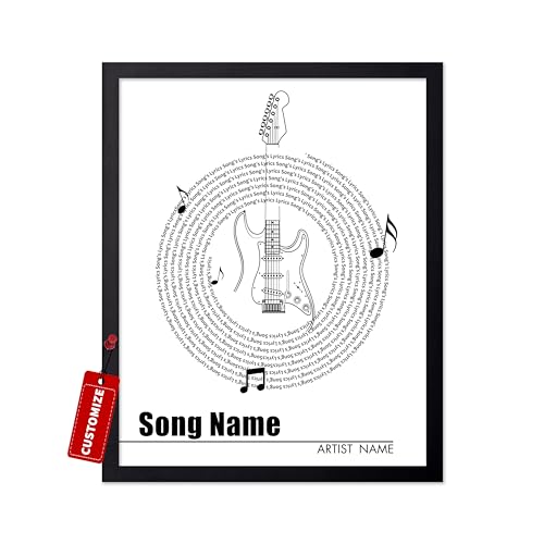Personalized Music Lyric Wall Art