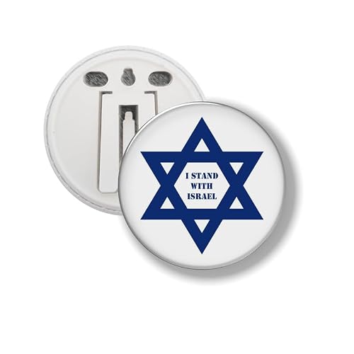Bouton Avec Clip - I Stand With Israël