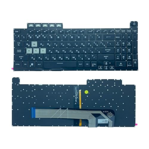 FDMOZRE US ���V�A �X�y�C���� RGB �L�[�{�[�h ASUS �p TUF �p Gaming F15 FX506 FA506 FA506Q FX506H FX506LI FX506LH F17 FX706 FA706 FX706LI(RU RGB)