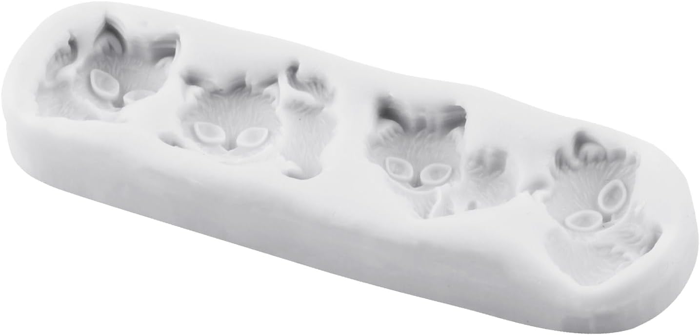 Fox Polymer Clay Mold Animal Fox Silicone Molds for DIY Craft Epoxy Resin Casting Polymer Clay Tools Crafts Air Dry Jewelry Making