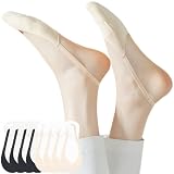 Lomitract No Show Toe Topper Half Sling Back Socks for Womens Loafer Flats Heels Pumps: Ultra Low Cu