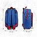 PERLETTI Spiderman Kinderrucksack Kinder 3 4 5 6 Jahre - Marvel Superheld Kindergartenrucksack Jungen mit 2 Rollen - Spider Man Trolley Backpack Kleinkind Kindergarten - 40x24x15 cm