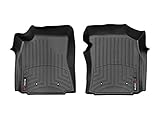WeatherTech Custom Fit FloorLiners for Toyota Tundra - 1st Row (440011), Black