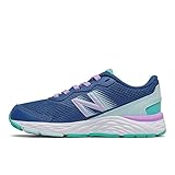 New Balance Kid's 680 V6 Lace-Up Running Shoe, Captain Blue/Dark Violet Glo/White Mint, 3.5 M US Big Kid (8-12 Years)