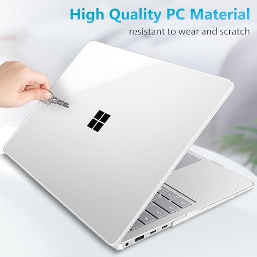 Mektron Clear Case for 13.8" Microsoft Surface Laptop 7 2024 Surface Laptop 13.8 Inch Cover Fits Model 2036, Keyboard Cover +Screen Protector +Dust Plugs, Crystal Clear by Mektron - Used condition - Image 6