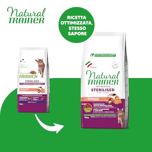 Trainer Gatto Natural Adulto Sterilizzato Salmone 10 Kg - 2