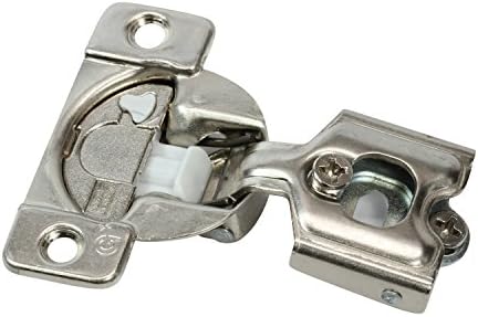 10 Pack Rok Hardware Grass TEC 864 108 Degree 1/2" Overlay Custom 3 Level Soft Close Screw On Compact Cabinet Hinge 04431A-15 3-Way Adjustment 45mm Screw Hole Pattern