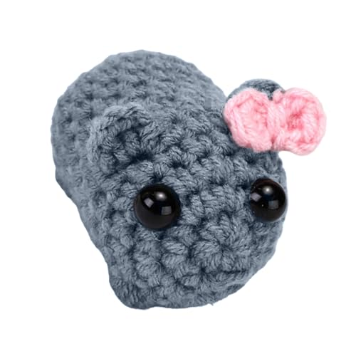 ZEPFJHE Porte-clés tricoté à la Main, Jouet en Peluche Douce Crochet, Figurine d ' Animal, Jouet pour, Joli de Hamster – vue 5