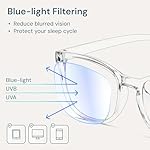 Gaoye Eyewear Frames for Men - Blue Light Blocking Square Glasses, Anti UV Ray Computer Gaming, Blue Blockers for Women - Image 3