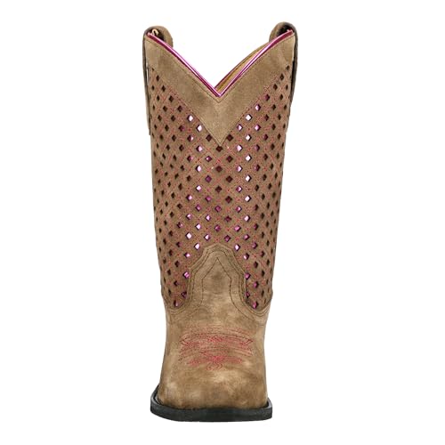 Smoky Mountain Western Boots Girls Magnolia Leather Brown 3410Y