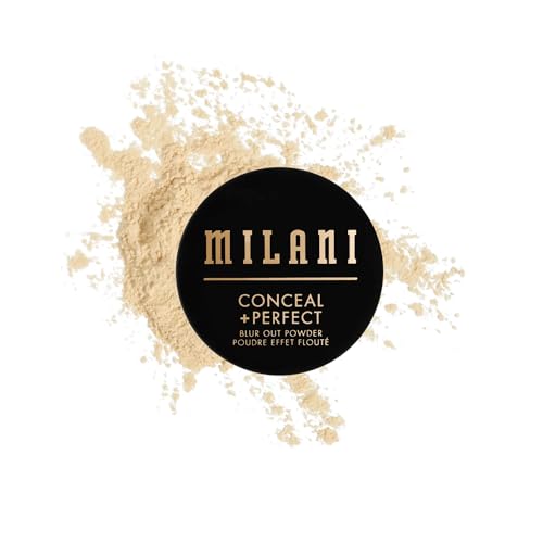 Milani Conceal + Perfect Setting Powder Makeup -Banana Blur Out Talc-free Formula, Pore Blurring Filtered Finish