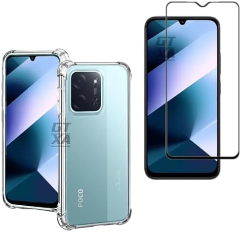 Kit Capa e Película de Vidro para Xiaomi Poco C85