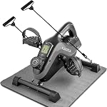 LifePro Under Desk Bike Pedal Exerciser - Mini Exercise Bike for Legs & Arms, Magnetic Resistance Peddler with LCD Monitor, Foot Pedal Exerciser & Desk Workout Cycle Exercise Machine with Fitness App