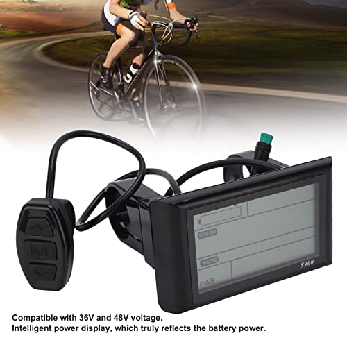 36V 48V LCD Display, S900 Electric LCD Bicycle Display Meter, S900 Display Control Panel LCD Display Cycling Computer, for Bicycle Modification by banapoy - Used condition - Image 4