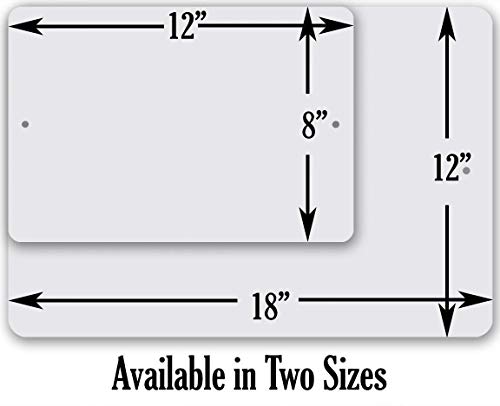 Personalized Garden Sign Decor - Custom Durable Metal Plaque - 8" X 12" Or 12" X 18" Use Indoor/Outdoor - Great Gift For Gardeners & Decor For Back Yard & Patio Under $25 #TOP5