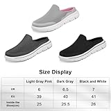 flintronic Slip-On Walking Breathable Mesh Sandals, Orthopedic Shoes for Women, Air Cushion Slip Walking Shoes, Men Women's Casual Shoes Sandals for Working, Shopping, Black - Image 2