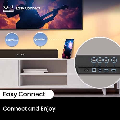 Barre de son Hisense AX3100Q Caisson de basses sans fil Bluetooth intégré 3.1.2 canaux - vue 10
