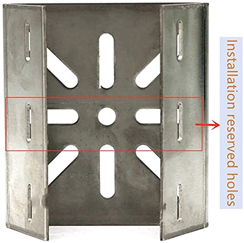Beelion 2 Sets Universal Stainless Steel Vertical Pole Mount Adapter With 4 Loops, Wall Mounting Bracket For Cctv Security Camera Ptz Dome Vertical Pole Mounting Bracket #TOP5