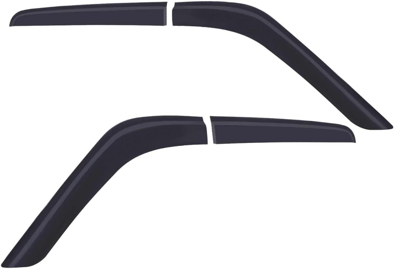 GEYABG(ゴヤブ) 4個サイドカーウィンドウレインシールド Isuzu,、Mux 2021-2024 バイザーベントデフレクター