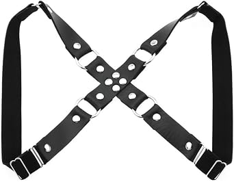 YunPeng Adjustable Leg Garter Belt Women Leather Punk Gothic Thigh Harness Garter 2pcs