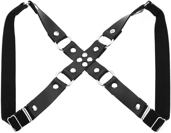 YunPeng Adjustable Leg Garter Belt Women Leather Punk Gothic Thigh Harness Garter 2pcs