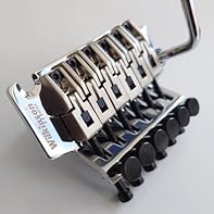 1. DURABLE CONSTRUCTION - This 6-string electric guitar bridge system features a double-locking tremolo design, with a base plate and saddles made of steel to ensure long-lasting durability and stable performance. The die-cast zinc block offers a sol...