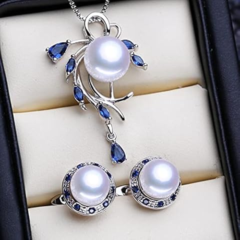 LOKILOKI 925 Sterling Silver Pearl Set Cover