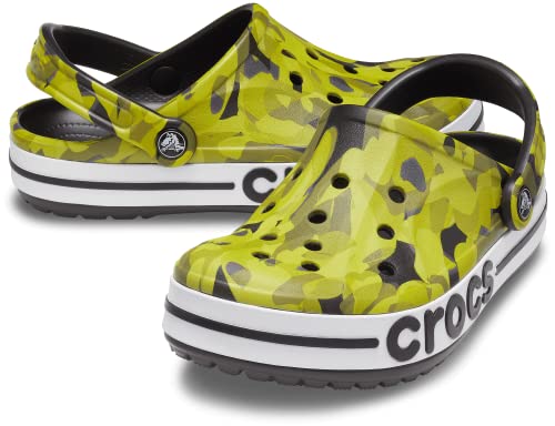 Image of Crocs Unisex-Adult Bayaband Clog Black /Multi Clog - 10 UK Men /11 UK Women (M11W13) (207806-0C4)