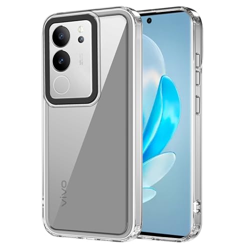 Image of Zapcase Back Case Cover for Vivo V29 Pro 5G | Compatible for Vivo V29 Pro 5G Back Cover | Case Cover with Camera Protection | (TPU + PC | Transparent)