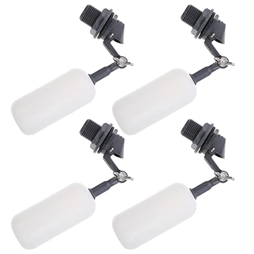 PRETYZOOM 4Pcs Mini Auto Refill Water Float Valve White Ball Valve for Humidifiers Aquariums Ice Machines Water Control for Water Tanks