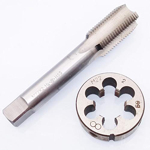 HSS M22 x 2mm Tap and M22 x 2.0mm Die Metric Thread Right Hand by Yodaoke - Image 3