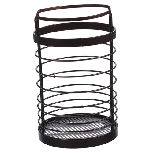 BIUDECO Soporte para Utensilios de Cocina Metálico Resistente Portacucharas y Palillos de Mesa Organizador Escurridor Compacto para Cubiertos