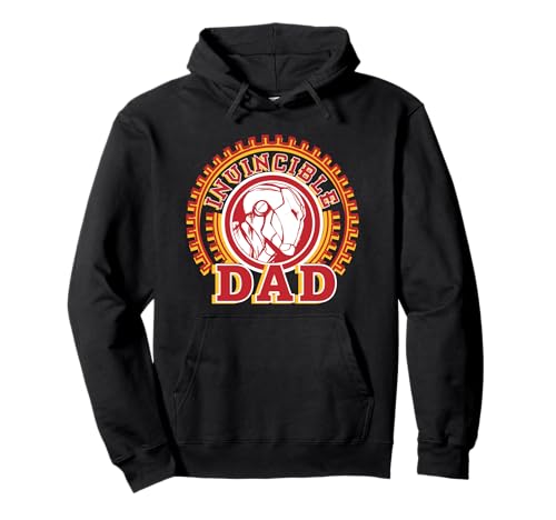 Image of Marvel Iron Man Invincible Dad Father’s Day Pullover Hoodie
