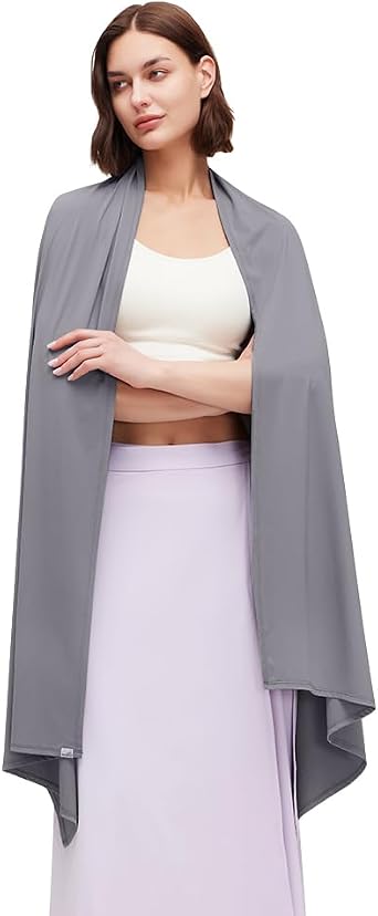 UPF 50+ Women Travel Scarf Sun Protective Shawl And Wrap Summer Swimsuit Beach Cover Up Cooling Blanket SLO5M231YT