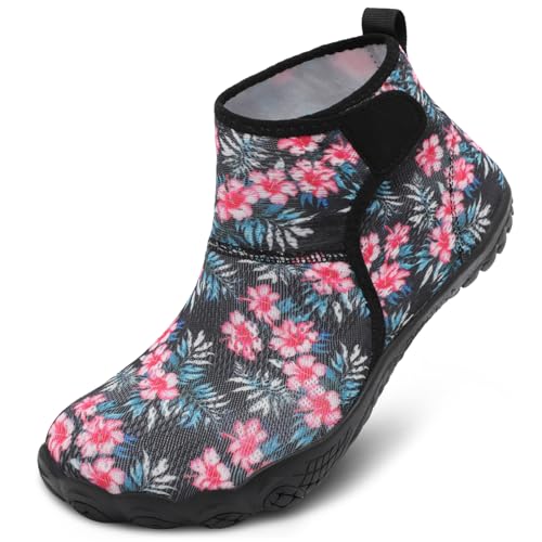SKASO �n�C�g�b�v �x�A�t�b�g�E�H�[�^�[�V���[�Y �j�����p ������ �ʋC�� ���b�V�� �A�N�A�V���[�Y ���C�h�g�D�{�b�N�X�t�� ����~�߃��o�[�\�[�� �r�[�`/���j/�n�C�L���O/�J���b�N�p, �u���b�N�t�����[, 14 Wide Women/12.5 Wid