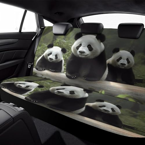 Housse de siège de voiture imperméable universelle panda anti-tache auto