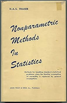 Hardcover Nonparametric methods in statistics (A Wiley publication in mathematical statistics) Book