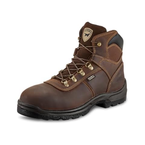 Irish Setter, Ely, Men's, 6", Waterproof, Steel Safety Toe, Work Boot, Brown, 10.5 D (Medium) Cover